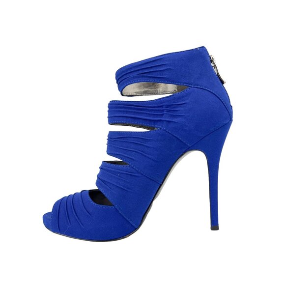 Royal Blue Suede Stilettos - Picture 4 of 5